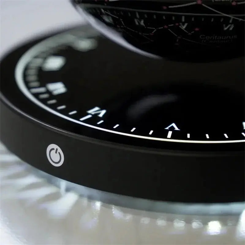 LED Floating Moonlight Lamp Novelty Automatic Spinning Globe Magnetic Levitation Decoration Modern Home Accessories Automatic